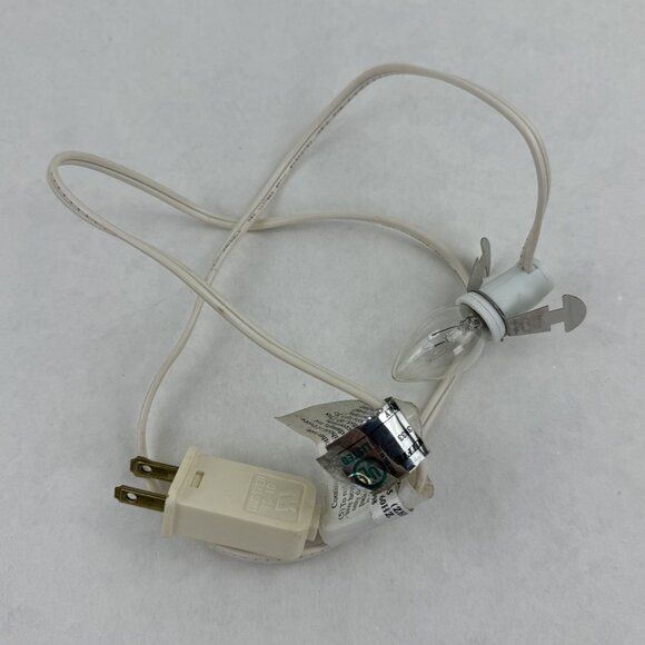 Vintage Lighted Christmas Village Store Flowers Fruits Ceramic Wreath Small 4.5" - Picture 8 of 15